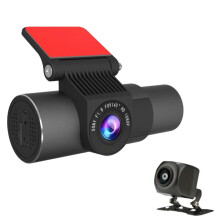 2K 3 Channel Dash Cam Front Rear Inside View with Night Vision, Wide Angle, Parking Mode Monitoring