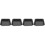 4Pcs Carbon Steel Pizza Baking Pan for Oven Black Nonstick Plate 2