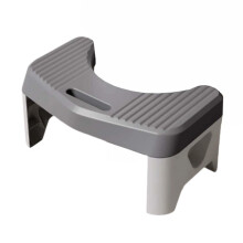 Toilet Stool Ergonomic Squat Alignment Non‑Slip Bathroom Footstool for Proper Toilet Posture (Orange)