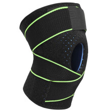 Adjustable Hinged Knee Brace with ShockAbsorbing Technology for Sports and Running