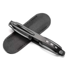 Foldable Pocket Reading Glasses +2.0 Lightweight Compact Mini Readers for Men and Women Black