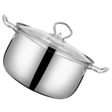 Stainless Steel Stockpot with Lid Kitchen Milk Pot Cookware Small Cooking Pot Stock Pot Kitchen Cookware