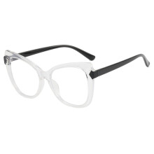 Oversized Cat Eye Blue Light Blocking Glasses for Women Clear Lens Non Prescription Fashion Eyewear