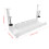 Under Desk Cable Management Tray, Durable Metal Wire Organizer Rack for Clutter Office Workspace, White 2