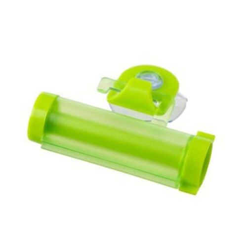 Ergonomic Rolling Toothpaste Squeezer with Suction Holder for Bathroom Counter Organizer