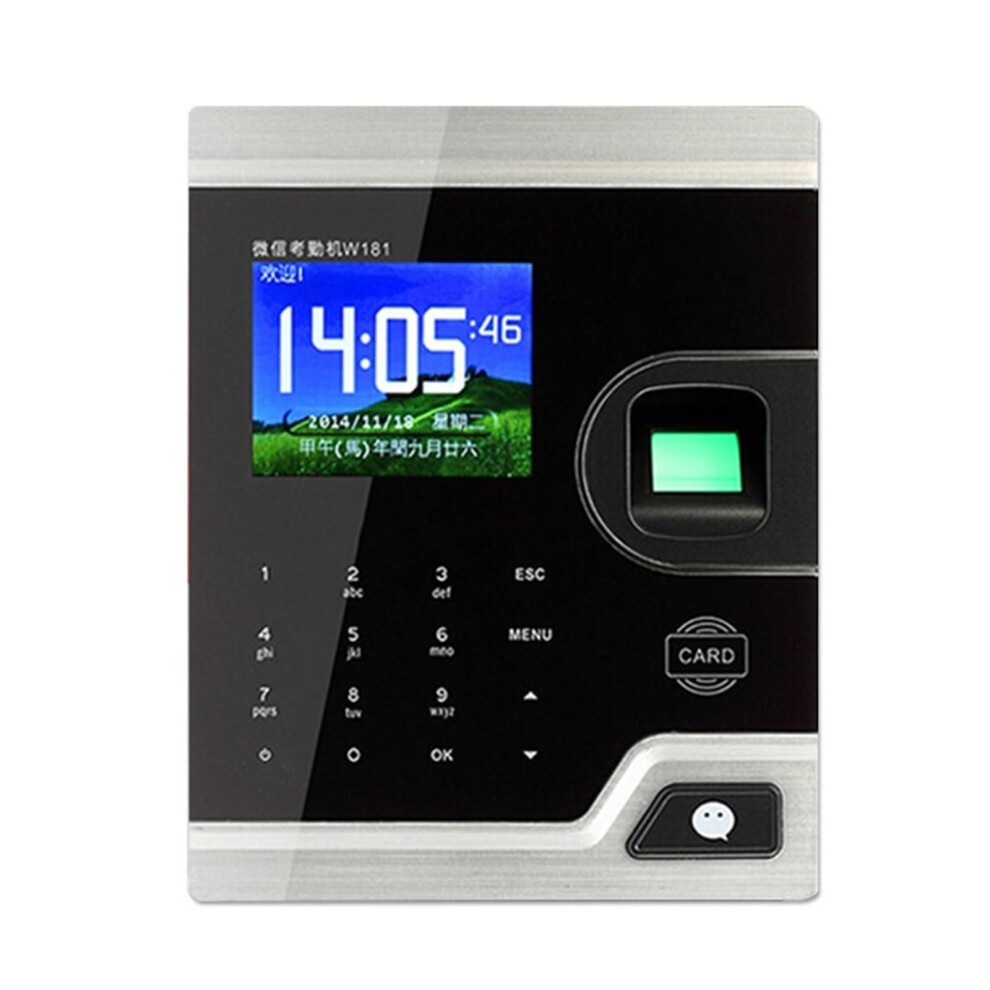 Biometric Fingerprint Time Clock With Rfid Card, Tcp/Ip And Usb, Employee Attendance Recorder 9073542231493