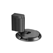 Rubber Door Stopper 62mm Non Slip Heavy Duty Silent Door Wedge for Home and Office, Black