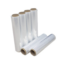 Stretch Wrap Film 1 Roll Self Adhesive Wear Resistant Pallet Stretch Wrap for Moving and Warehouse