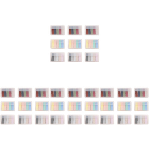 36Sets Multicolor File Tabs Sticky Memo Notes for Office and Reading