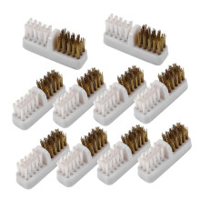 10Pcs Nail Drill Bit Cleaning Brush Set for Electric Nail File Powerful Cleaner for Salon Use
