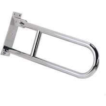 Foldable Bathroom Grab Bar with NonSlip Grip, Wall Mounted Toilet Safety Handrail for Elderly