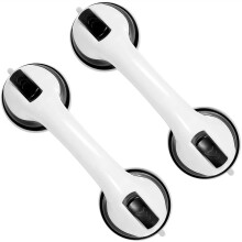 Anti Slip Bathroom Grab Bar with Strong Suction Cups, Safety Shower Handle for Elderly, 30x9x8cm, Color 01