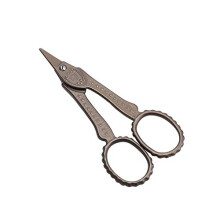 Stainless Steel Embroidery Scissors Vintage Bronze Finish Sharp Blades Small Fabric Cutter for DIY