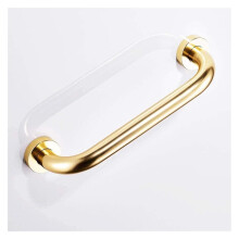 Gold Bathroom Grab Bar 30cm Non Slip  Load Wall Mounted Aluminum Shower Handle for Elderly