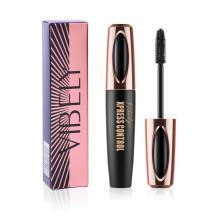 4D Silk Fiber Waterproof Mascara 02 with Quick Dry Formula for Long Lasting Natural Volume