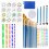 Mandala Dotting Tools Set 44pcs with Stencils and Brushes, Precise Dot Control Rock Painting Kit 1