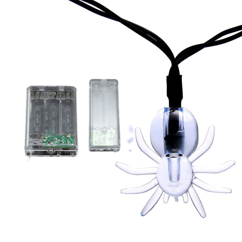 Spider Halloween String Lights 20-LED Battery Operated 1