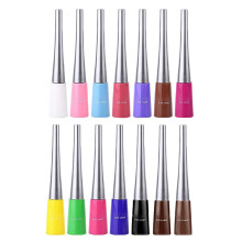 Liquid Eyeliner Set Hot Pink Waterproof Gel Eyeliner Long Wear Pearlescent Color Smooth Coverage 84ml 14pcs SAu15