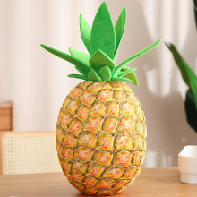 Pineapple Plush Pillow 18 Inch Soft Cushion with Realistic Design Yellow Fruit Throw Pillow Decor