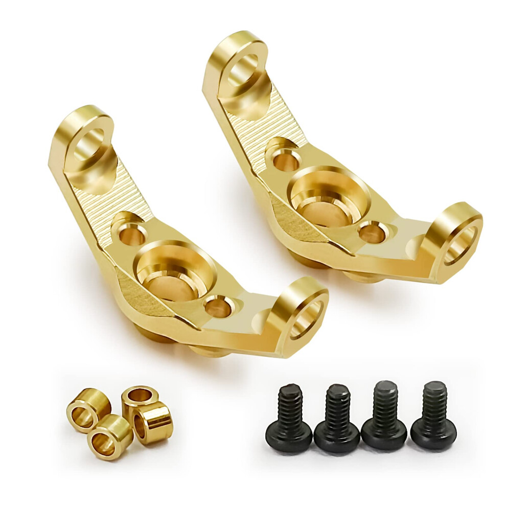 Brass Front Counterweight C Hub Caster Mount Upgrade For Trx4m 1/18 Defender Rc Crawler 9330225617082