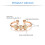 Adjustable Gold Fidget Spinner Ring for Women, Thin Stackable Anxiety Ring for Stress Relief 2