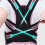 Adjustable Posture Corrector for Students, Ergonomic Back Brace with Padded Straps, Pink Size L 3