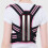 Adjustable Posture Corrector for Students, Ergonomic Back Brace with Padded Straps, Pink Size L 5
