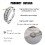 16 Pcs Adjustable Fidget Spinner Ring Set for Women, Thin Stackable Anxiety Rings Style D 3