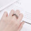 16 Pcs Adjustable Fidget Spinner Ring Set for Women, Thin Stackable Anxiety Rings Style D 4