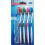 Pristine Gleam Medium Bristle Toothbrush Set 4 Pack with 3 Covers 1