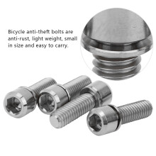 M6x18 Titan Vorbau Schraube Set 4 Stück Silber