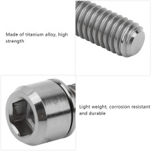 Silber M6x18 Titan Fahrrad Vorbau Schraube 4er Set