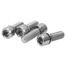 Silber M6x18 Titan Fahrrad Vorbau Schraube 4er Set