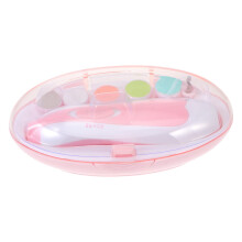 Electric Nail Polisher and Battery Operated Nail Grinder for Fast Nail Shaping, Gentle Smoothing, Pink Compact Design