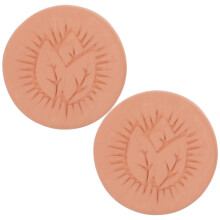 Cigar Humidifier Terracotta Pads 2PCS Round Clay Discs for Cigars and Tobacco DualAction Moisture Control