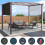 Markise solskjerming for pergola 5,2x2m 4