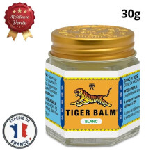 Baume - TIGER BALM - Wit 30 g - Verlichting van gewrichtspijn - Anti-migraine - Vetvrij
