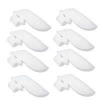 4 Pairs Silicone Toe Separator Toe Corrector for Bunions Relief Ergonomic Alignment Comfort