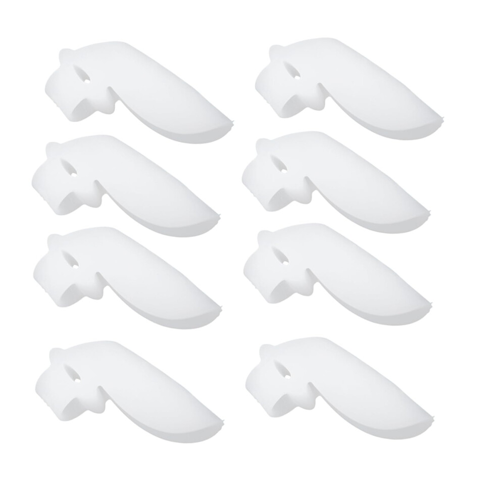 4 Pairs Silicone Toe Separator Toe Corrector for Bunions Relief Ergonomic Alignment Comfort