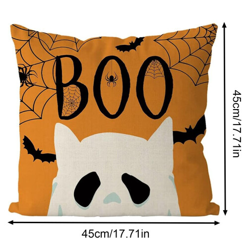 Halloween pudebetræk 45x45 cm sæt med 4 2