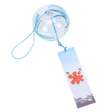 1 buc. Clopoțel de vânt cu pandantiv din sticlă, stil japonez, ornament pentru
