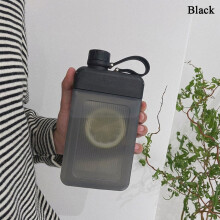 450 ml kreatywny podróżny wielokrotnego użytku kubek na sok bez BPA plastikowy płaski kubek na wodę