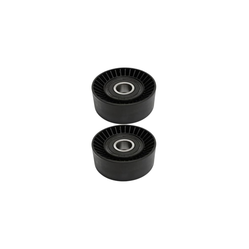 Set Of 2 Idler Pulley Pair 2.76 Inch For Ram 1500 2500 3500 Grand Vitara Kizashi Sx4 Exact Fit Durable Design 9330225572589