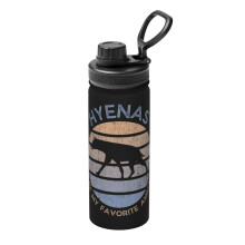 Hyena Silhouette isoleret vandflaske 18OZ rustfrit stål nyhed