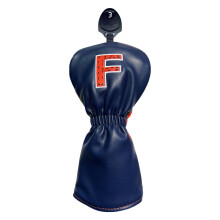 Golf fairway wood head cover blue 27x13x3 cm