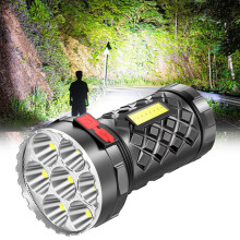 Hoarboeg LED-ficklampa 8 Highlight-pärlor Ljusa uppladdningsbara campinglampor