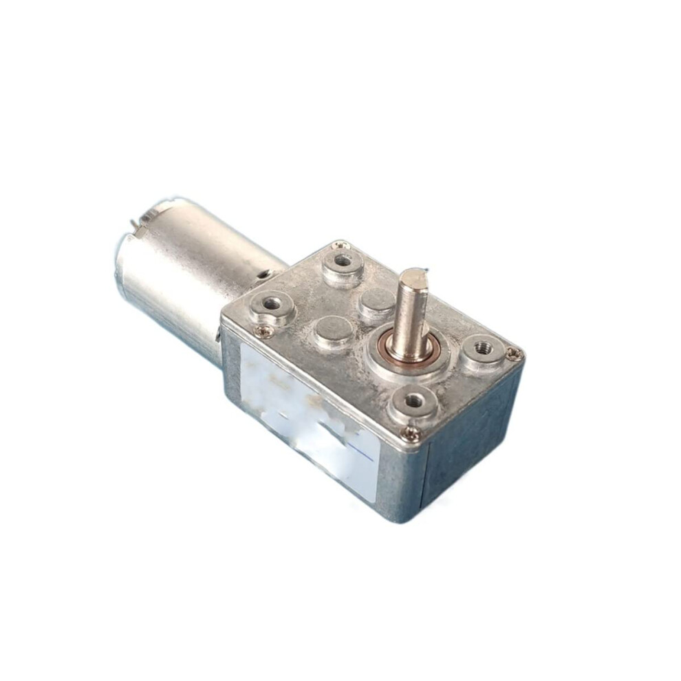 12V 24V Dc Worm Gear Motor 60Rpm Torque Reversible Low Noise Metal Gearbox For Automation 9330225618249
