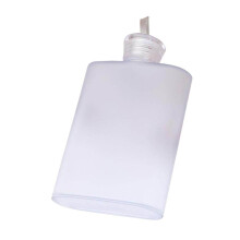 Plastikowa butelka na wodę Hip Liquor Whisky Alkohol Flask Cap Kieszonkowa Biała