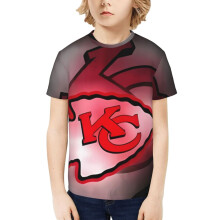 KC_Chiefss Drenge- og Piger Kortærmet T-shirt til Ungdomssportshold