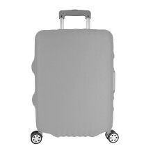 Elastic Luggage Cover 22–25 Inch Suitcase Protector Grey Stretchable Dustproof Scratch‑Resistant Washable Travel Sleeve